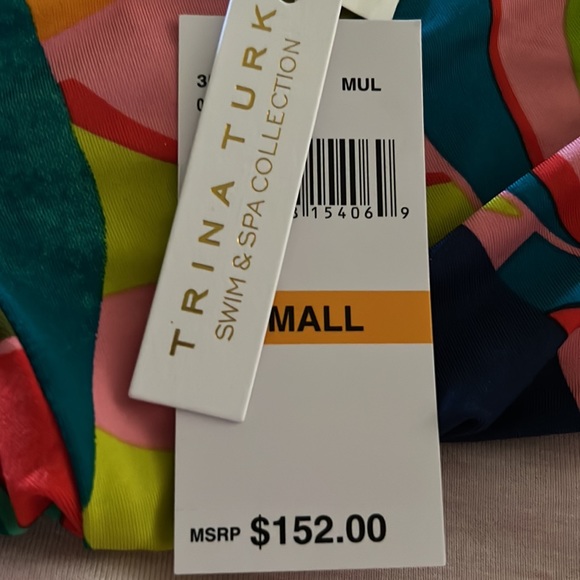 TRINA TURK | RAINFOREST SWIM TUNIC SZ SMALL - Picture 8 of 10